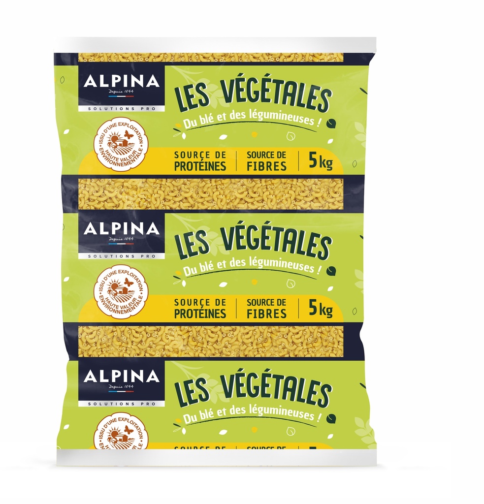 Coquillettes Les Vegetales HVE sac 5Kg ALPINA SAVOIE