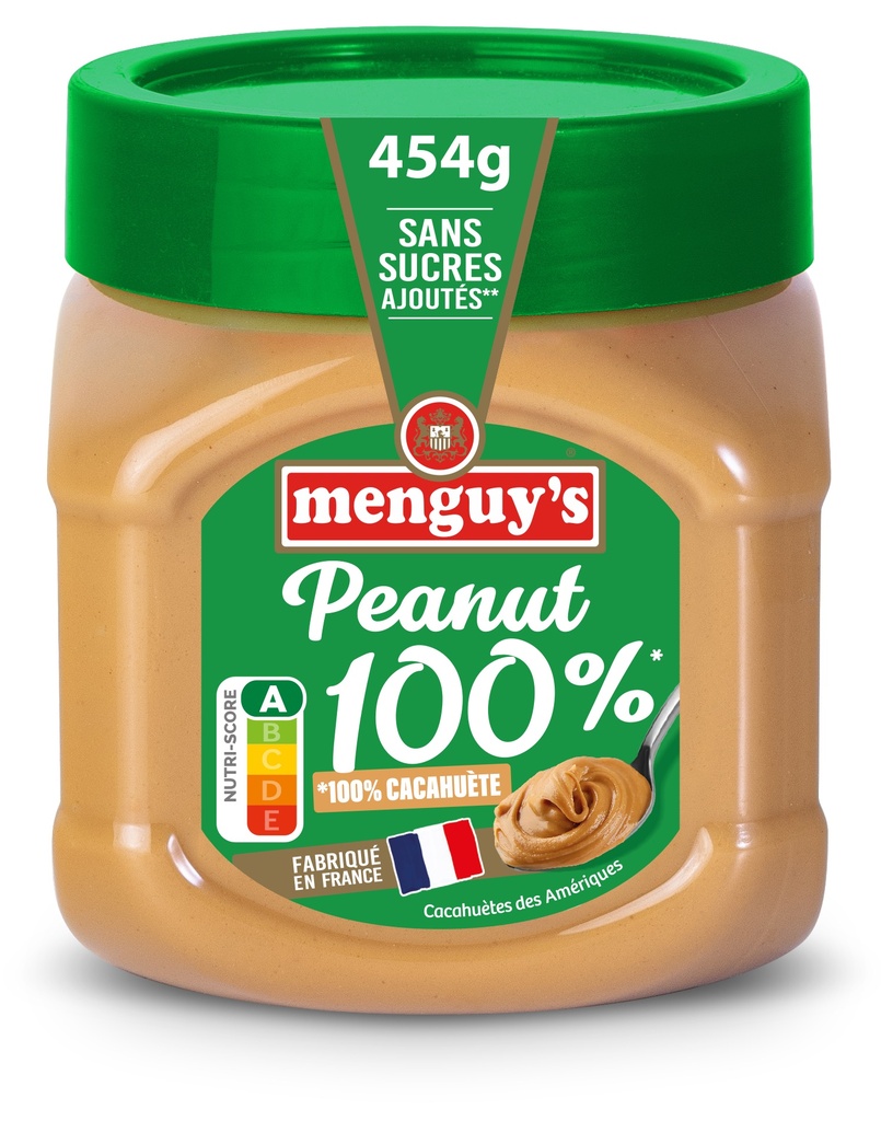 Pate de cacahuete 100% bcl 454g MENGUY'S