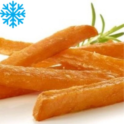 Frites de patate douce 10x10mm sac 2,5Kg x4 LUTOSA