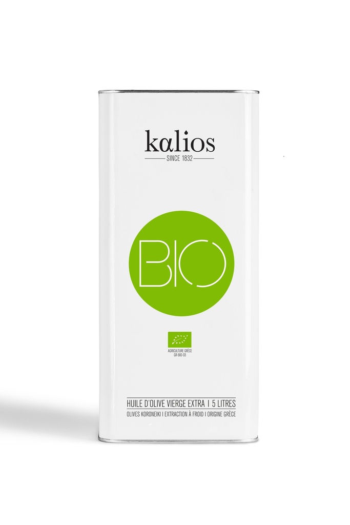 Huile d'olive extra vierge bio bib 5L KALIOS