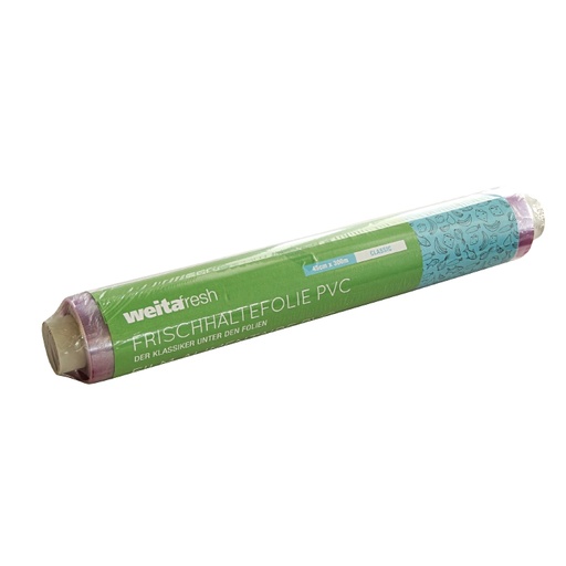 [20020] Film alimentaire PVC s/bte 45cmx300m 9my rlx WEITAFRESH