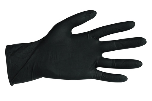[20035] Gants nitril L noir n/pdre bte 200pce WEITAGLOVE