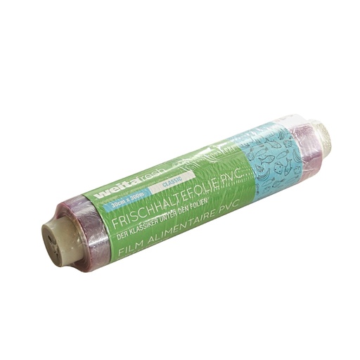 [20037] Film alimentaire PVC s/bte 30cmx300m 9my rlx WEITAFRESH