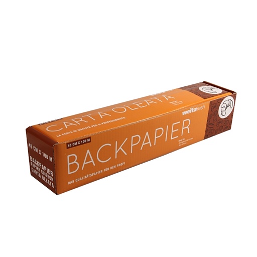[20049] Papier cuisson patisserie blanc a/bte 45cmx100m rxl WEITAFRESH