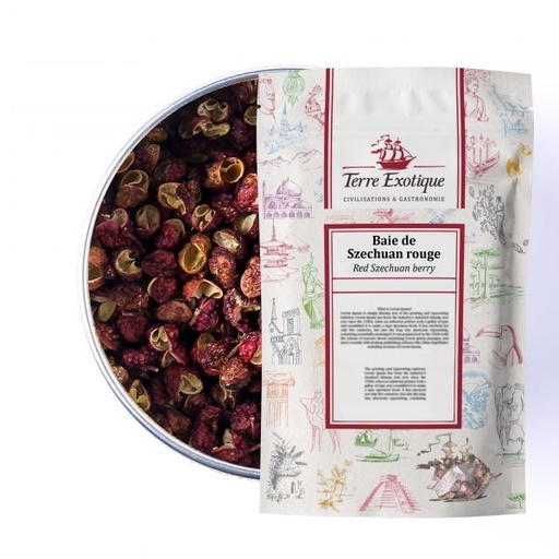 [30190] Baie de Szechuan rouge sac 500g TERRE EXOTIQUE 