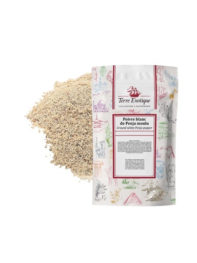 [30209] Poivre blanc moulu sac 1Kg TERRE EXOTIQUE 