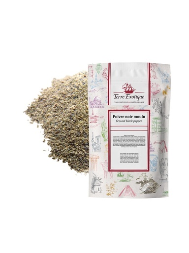 [30210] Poivre noir moulu sac 1Kg TERRE EXOTIQUE