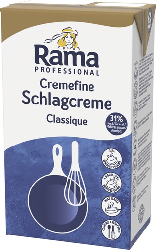 [40002] Creme a fouetter 31% MG brq 1L Cremefine RAMA