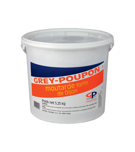 [30015] Moutarde forte de Dijon sea 5,25Kg 5/1 GREY-POUPON