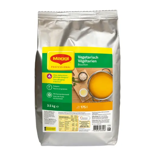 [30111] Bouillon vegetarien sans allergenes sac 3,5Kg MAGGI
