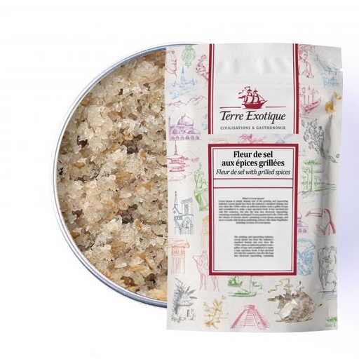 [30136] Fleur de sel aux epices grillees sac 500g TERRE EXOTIQUE