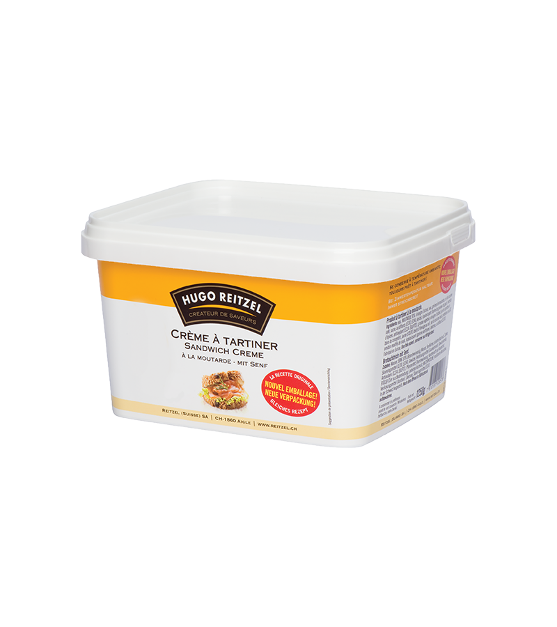 Creme sandwich moutarde bte 1,25Kg HUGO REITZEL