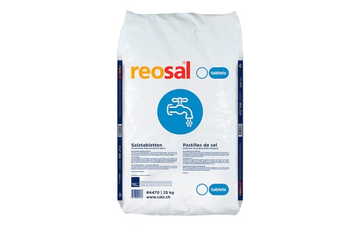 [30461] Sel regenerant tablettes sac 25Kg REOSAL