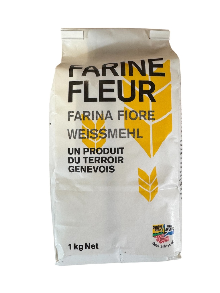 Farine fleur type 400 GRTA sac 1Kg x10 MOULIN DE LA PALLANTERIE