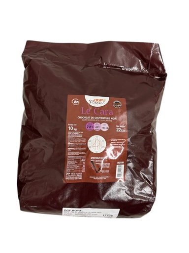 [30313] Couverture chocolat noir 72% Le Cara sac 10Kg DGF ROYAL