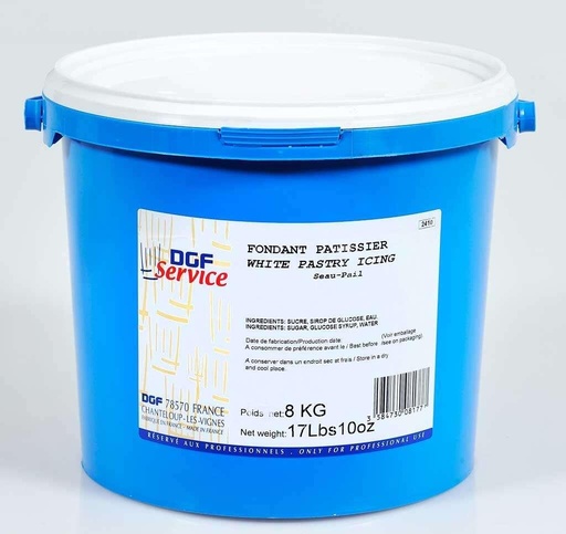 [30382] Fondant patissier blanc sea 8Kg DGF SERVICE
