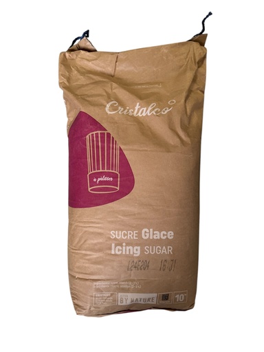 [30420] Sucre glace amylace sac 10Kg ERSTEIN CRISTALCO