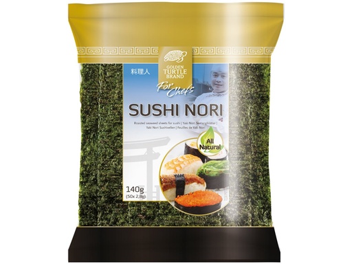 [30673] Feuilles de nori sushi pqt 50fle GOLDEN TURTLE