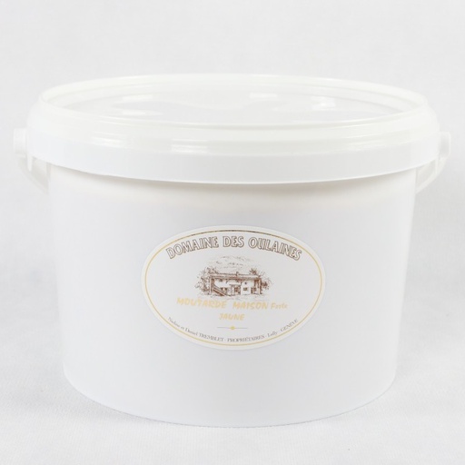 [30688] Moutarde grain jaune forte GRTA sea 2,5Kg DOMAINE DES OULAINES