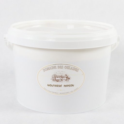 [30689] Moutarde grain jaune douce GRTA sea 2,5Kg DOMAINE DES OULAINES