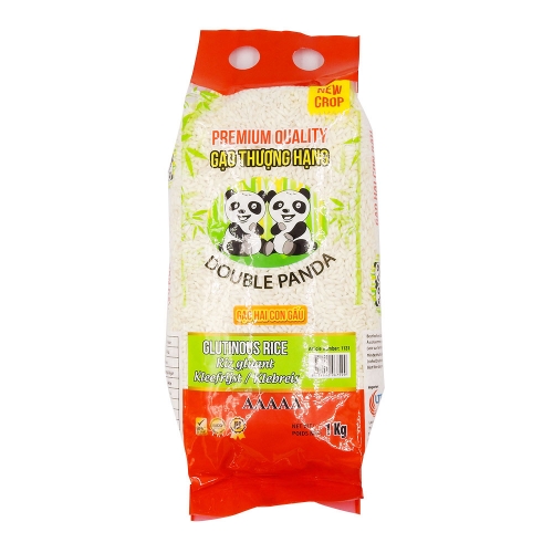 [30517] Riz gluant pqt 1Kg DOUBLE PANDA