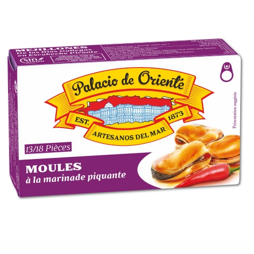 [30536] Moules a la marinade piquante bte 115g PALACIO DE ORIENTE