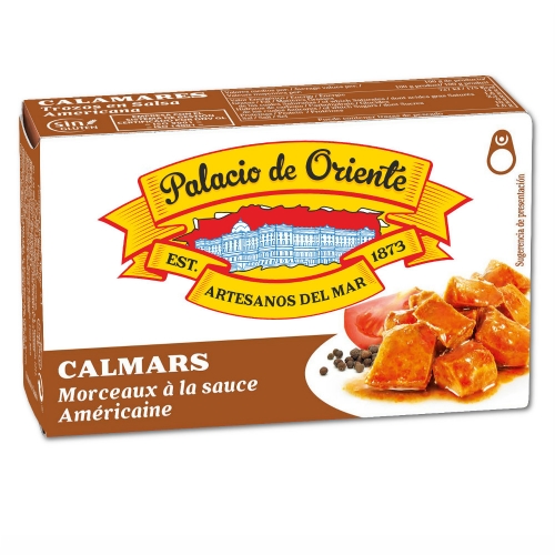 [30537] Calamars morceaux sauce americaine bte 115g PALACIO DE ORIENTE