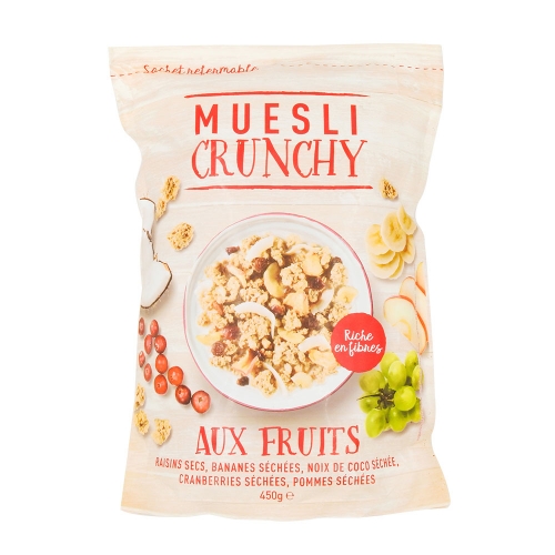[30545] Muesli aux fruits secs pqt 450g x7