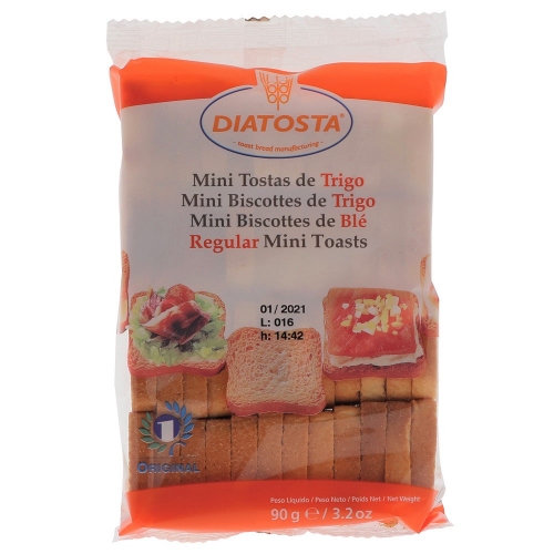 [30550] Mini biscottes toast pqt 90g x20 DIATOSTA