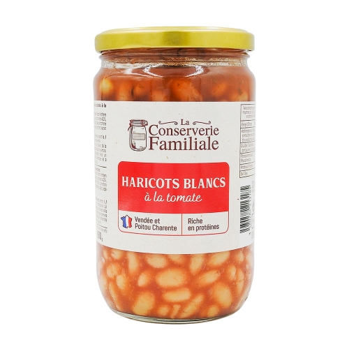 [30570] Haricots blancs a la tomate bcl 720mL LA CONSERVERIE FAMILIALE