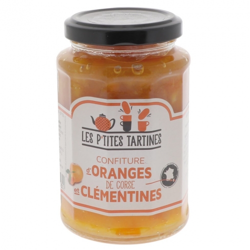 [30573] Confiture de clementines et d'oranges pot 315g x6 LES PTITES TARTINES