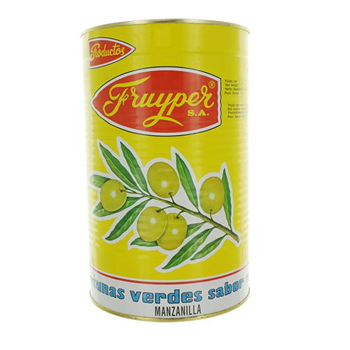 [30634] Olives vertes farcies a la pate d'anchois bte 4,5Kg FRUYPER