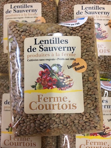 [30432] Lentilles Rosana GRTA sac 5Kg FERME COURTOIS