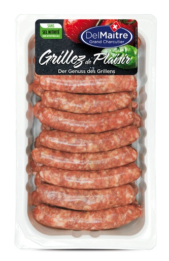 [40117] Chipolatas pqt 1Kg DEL MAITRE