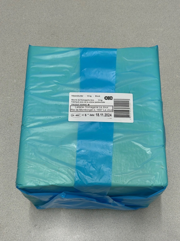 Beurre bloc 10Kg ERIC ECOFFEY
