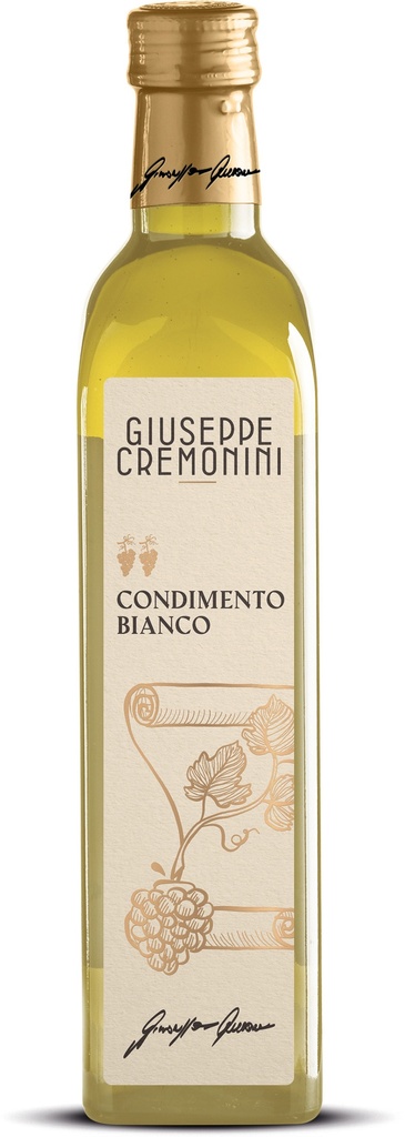 Vinaigre de vin blanc et mout de raisin btl 25cL GIUSEPPE CREMONINI