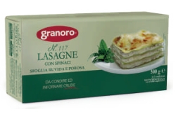 [30718] Feuilles de lasagne vertes n117 pqt 500g GRANORO