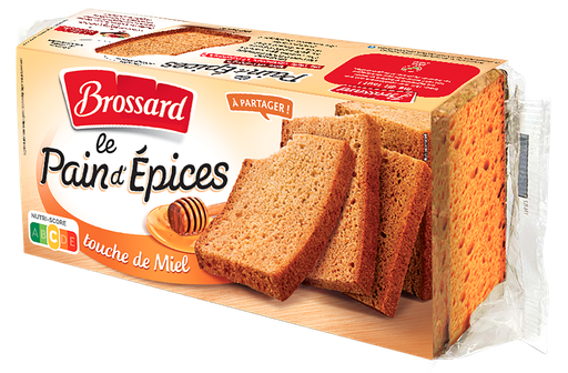 [30809] Pain d'epices au miel pqt 350g BROSSARD