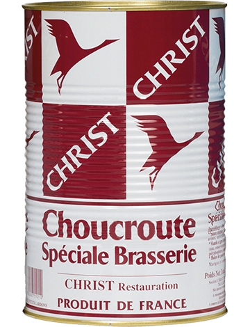[40153] Choucroute cuite speciale brasserie bte 4,1Kg 5/1 CHRIST