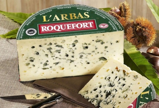 [40195] Roquefort AOP demi meule env 1,5Kg L'ARBAS