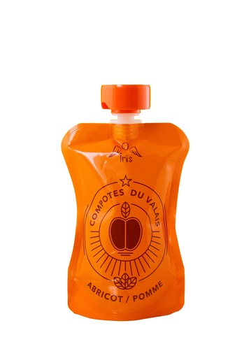 [30949] Compote de pommes - abricots grd 100gr x40 IRIS