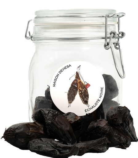 [30876] Echalote / Oignon noir fermente bio sac s/vide 250g DEHESA