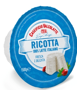 [40186] Ricotta bqt 1,5Kg VALCOLATTE