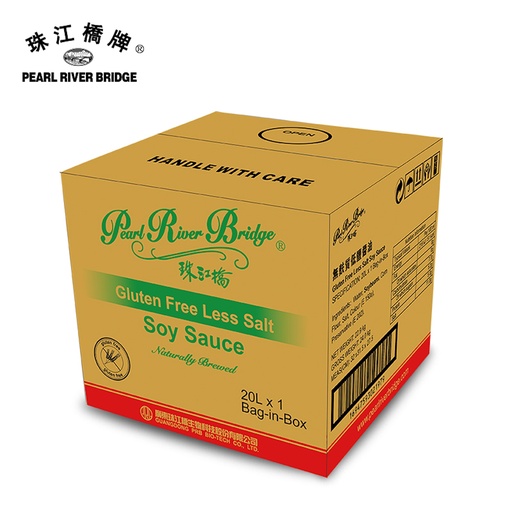 [30838] Sauce soja reduite en sel s/gluten bib 20L PEARL RIVER BRIDGE