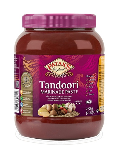 [30847] Pate pour marinade Tandoori bcl 2,5Kg PATAK S