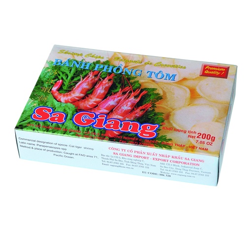 [30857] Chips aux crevettes non frits bte 200g SA GIANG