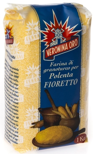 [30865] Polenta fine jaune sac 1Kg VERONINA ORO
