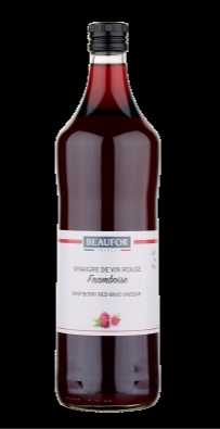 [30919] Vinaigre de vin rouge framboise btl 1L BEAUFOR