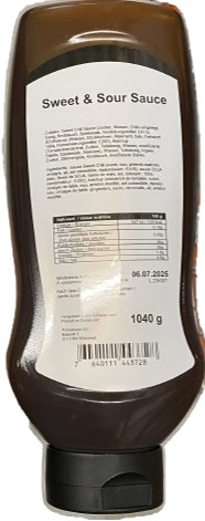 [30956] Sauce sweet and sour sqz 1,04L PRIMATESSA