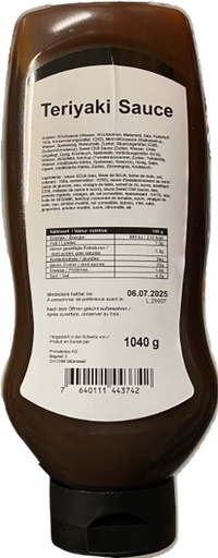[30957] Sauce teriyaki sqz 1,04L PRIMATESSA